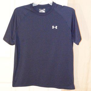 Under Armour HeatGear loose fit t-shirt sz Lg Navy